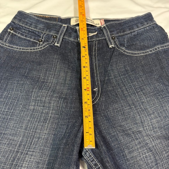 Levi's 569 Loose Straight Dark Wash Denim Jeans Women's Size 14 Regular 27x27 - Picture 5 of 9